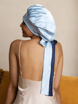 [Dark Blue] SilkSilky  Sleep Cap 005