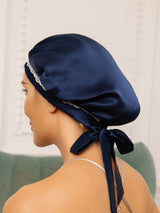 [Dark Blue] SilkSilky  Sleep Cap 002