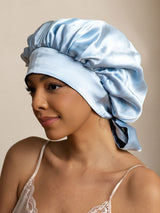 [Dark Blue] SilkSilky  Sleep Cap 006