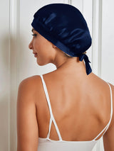 [Dark Blue] SilkSilky  Sleep Cap 003