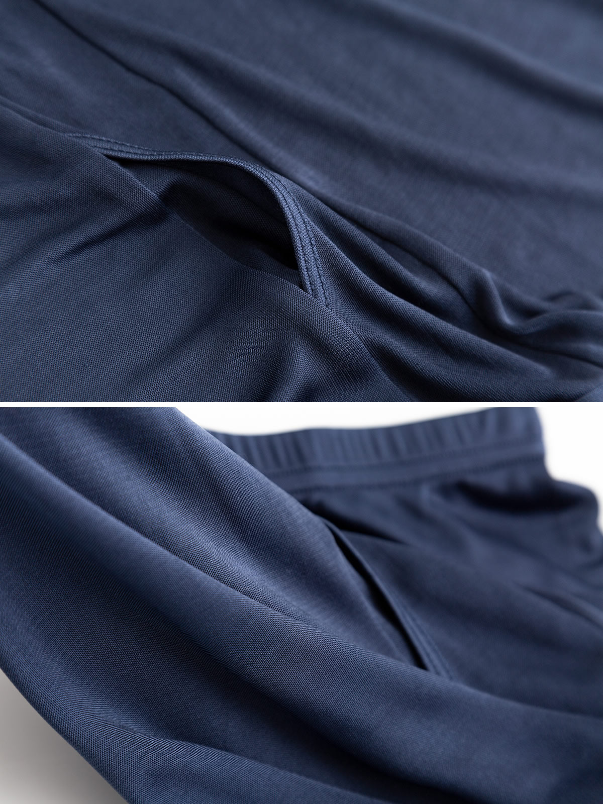 [Dark Blue] SilkSilky Silk Knitted Mens Underwear 008