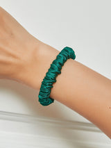 [Dark Green] SilkSilky  Scrunchie 001