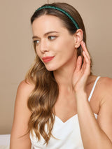 [Dark Green] SilkSilky  19Momme Scrunchie 004