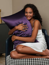 [Deep Purple] SilkSilky  30Momme Pillowcase 002