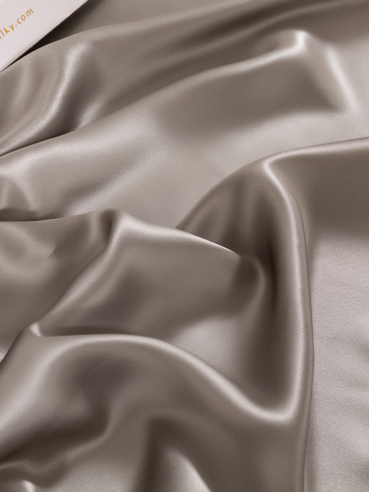 [Gray] SilkSilky 19Momme Pure Silk Bedding Set 006