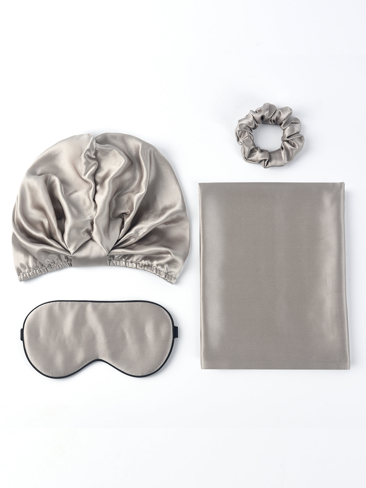 [Gray] SilkSilky 19Momme Pure Silk Pillowcase Set 001