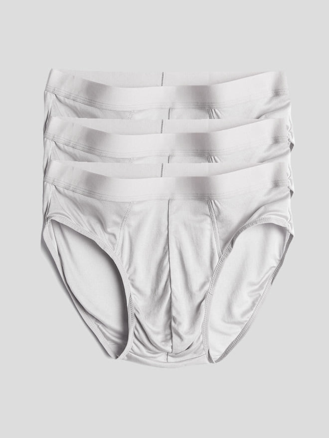 [Gray] SilkSilky Silk Mens Underwear 004