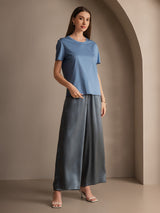 [Grayish Blue] SilkSilky  Women's Pants 004