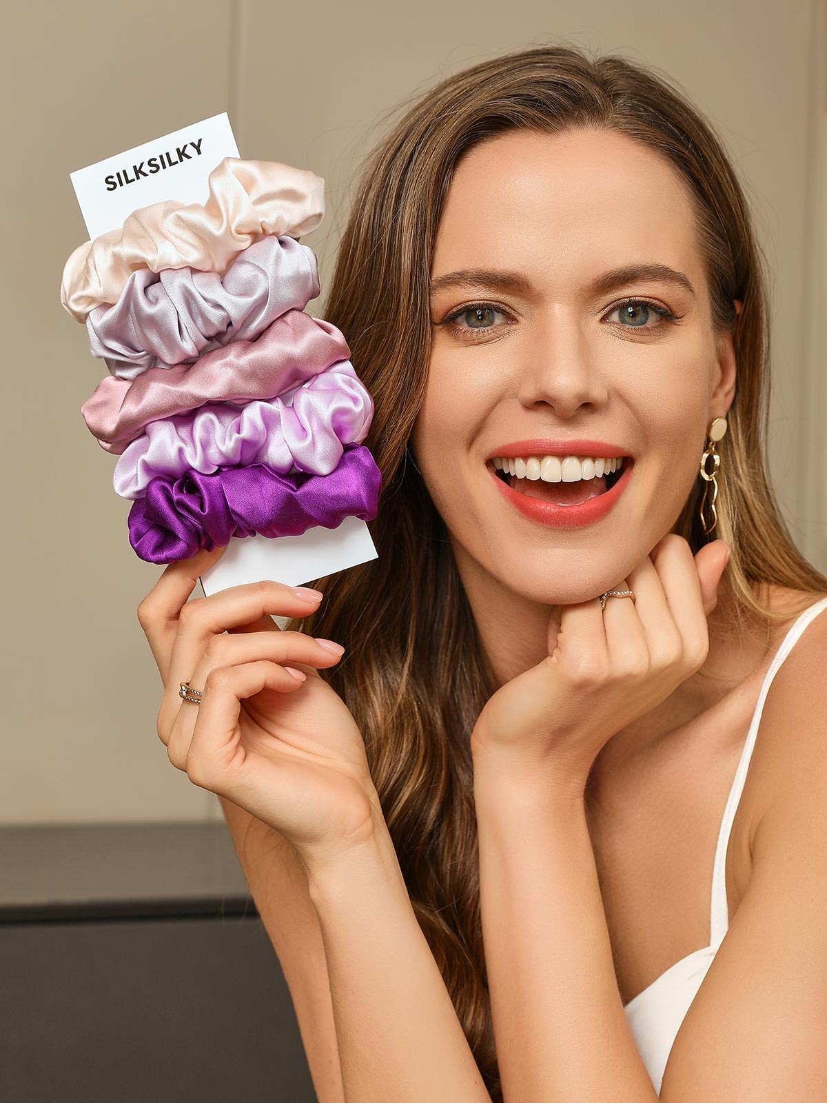 [Group1] SilkSilky 19Momme Pure Silk Scrunchie 003