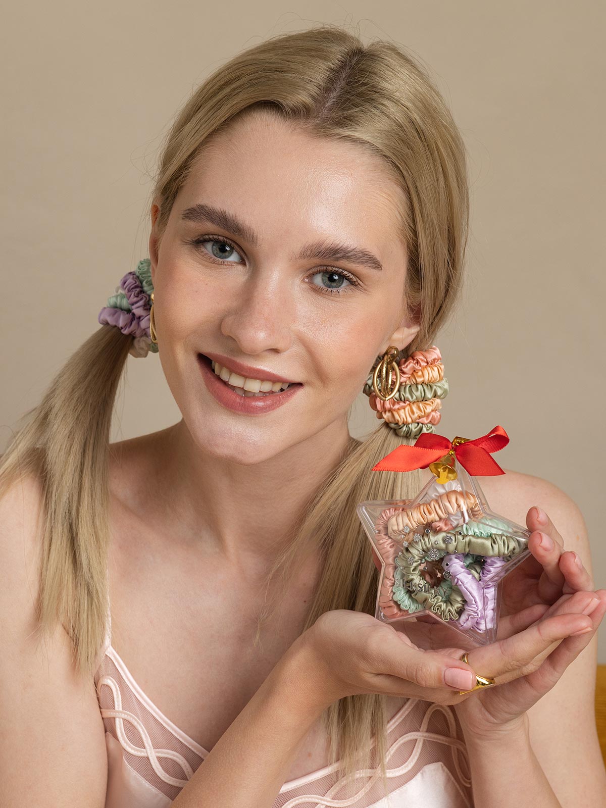 [Group3] SilkSilky Pure Silk Scrunchie 001