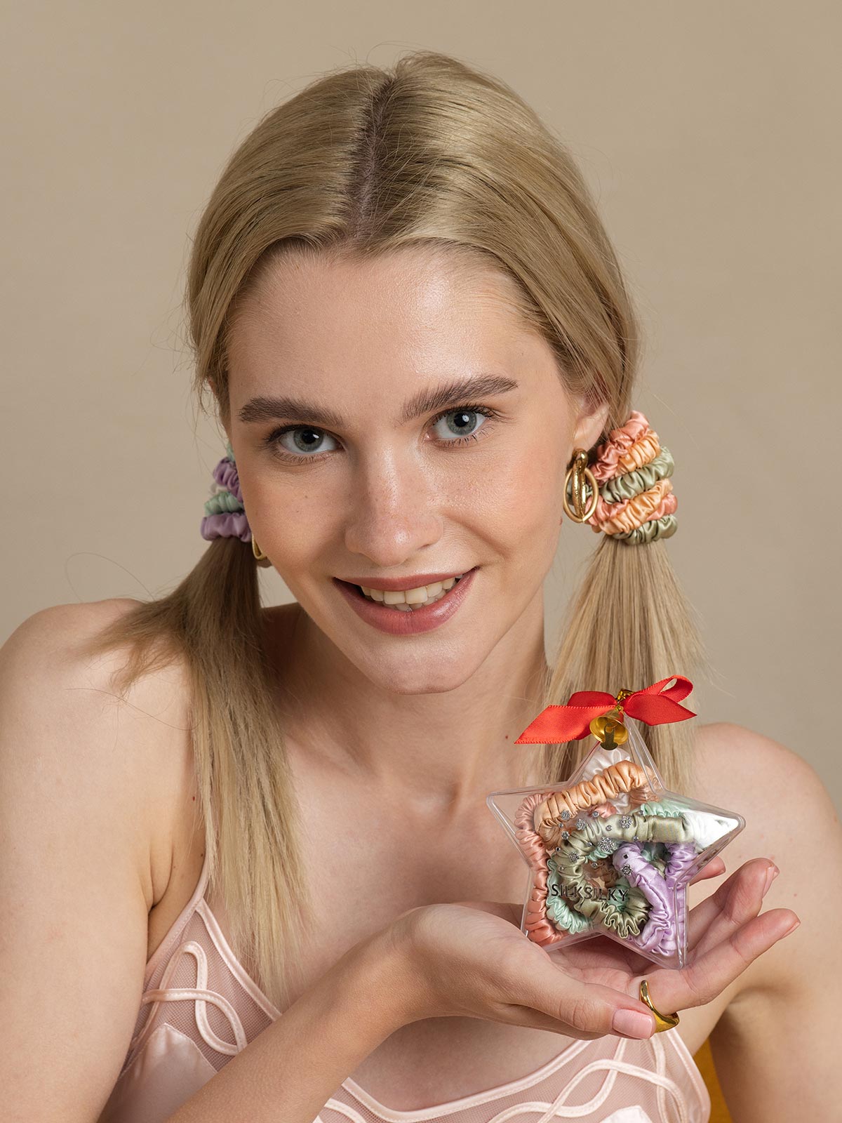 [Group3] SilkSilky Pure Silk Scrunchie 002