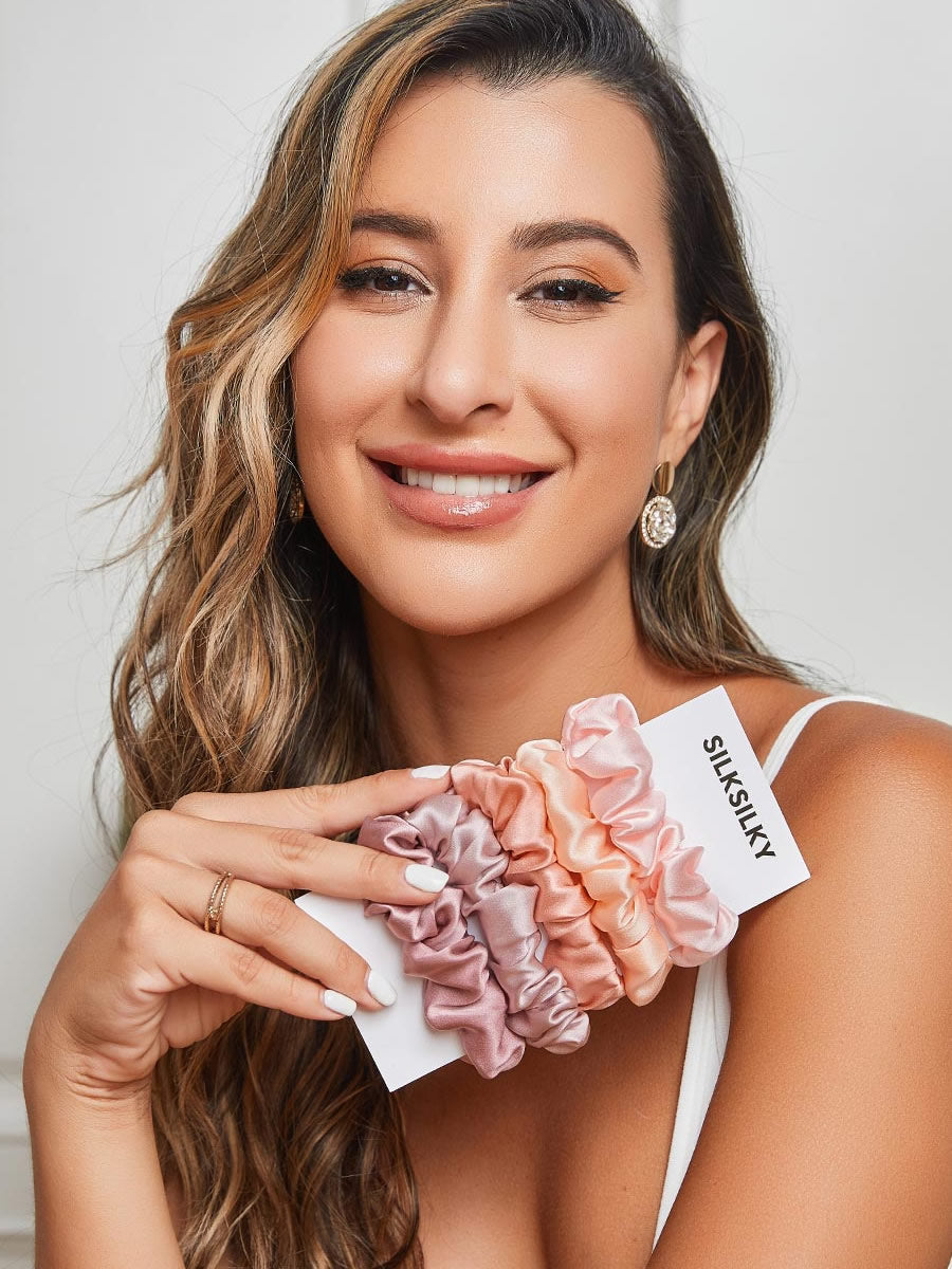 [Group4] SilkSilky 19Momme Pure Silk Scrunchie 001