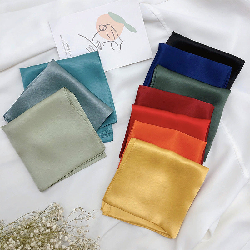 [Ivory] SilkSilky Pure Silk Scarf 003