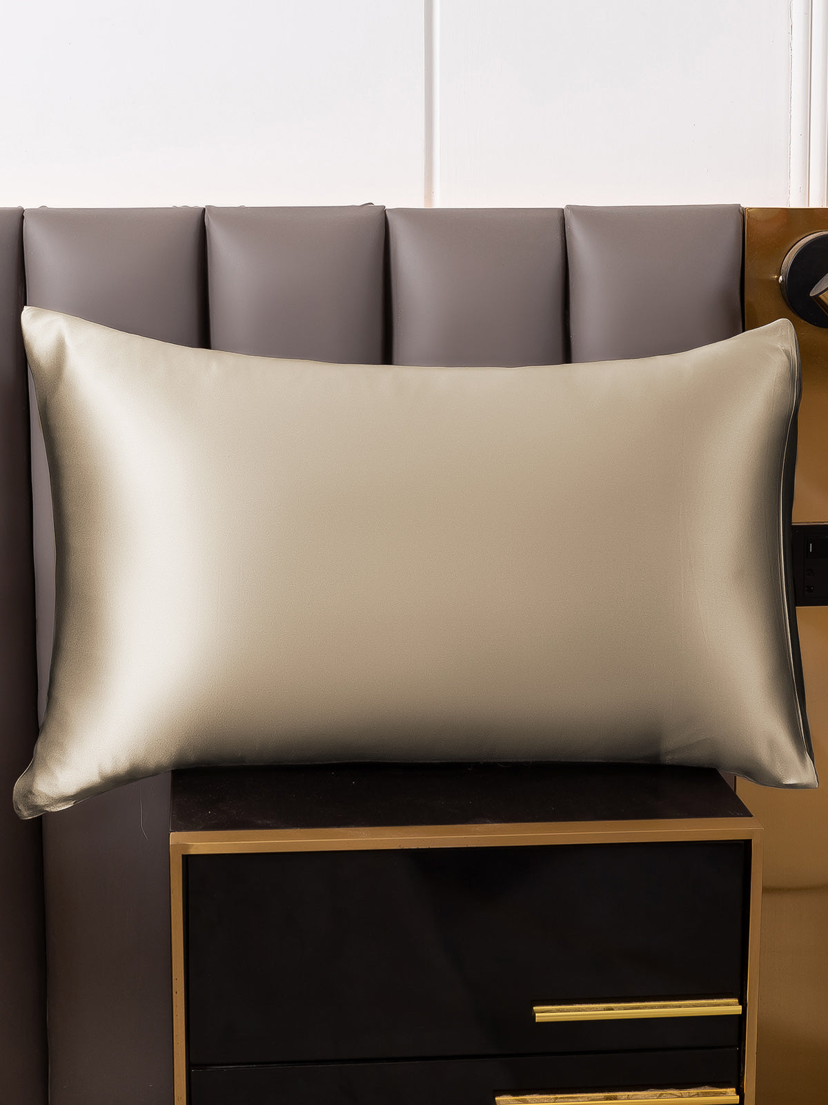 [Khaki] SilkSilky 19Momme Pure Silk Pillowcase 004