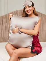[Khaki] SilkSilky 19Momme Pure Silk Pillowcase Set 004