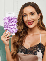 [Lavender] SilkSilky  Scrunchie 002