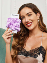 [Lavender] SilkSilky  Scrunchie 002
