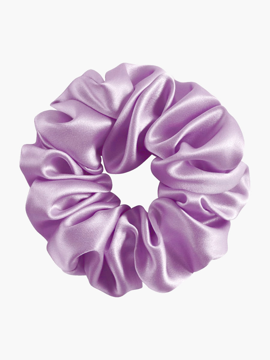 [Lavender] SilkSilky 19Momme Pure Silk Scrunchie 003