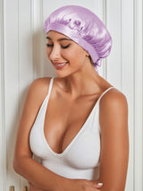[Lavender] SilkSilky  Sleep Cap 004