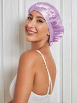 [Lavender] SilkSilky  Sleep Cap 005