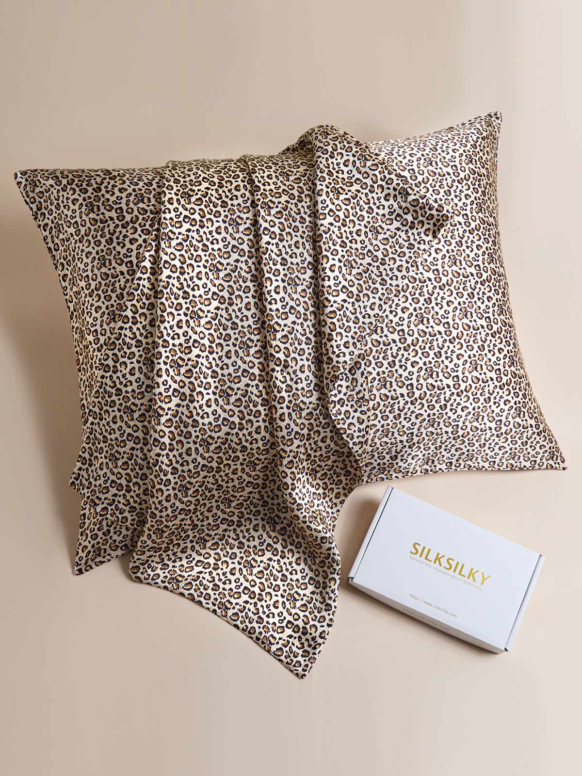 [Leopard] SilkSilky-US 19Momme Pure Silk Pillowcase 003