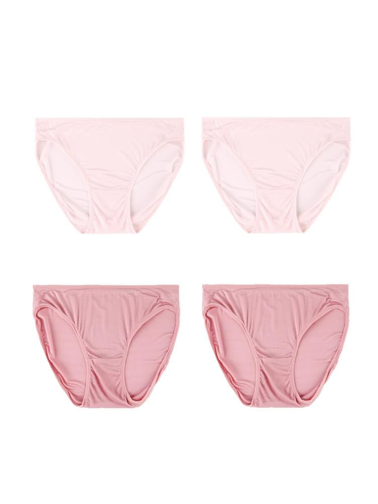 [LightPink+Pink] SilkSilky Silk Knitted Panty 003