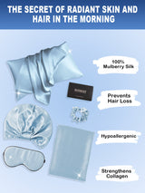 [Light Blue] SilkSilky  19Momme Pillowcase Sets 002