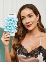 [Light Blue] SilkSilky  Scrunchie 001
