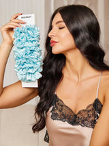 [Light Blue] SilkSilky  Scrunchie 001