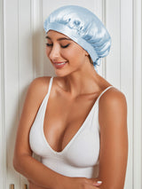 [Light Blue] SilkSilky  Sleep Cap 003
