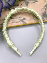 [Light Green] SilkSilky  19Momme Scrunchie 003