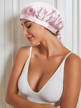 [Light Pink] SilkSilky  Sleep Cap 001