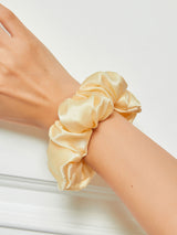 [Light Yellow] SilkSilky  Scrunchie 001