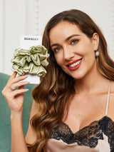 [Mint Green] SilkSilky  Scrunchie 002