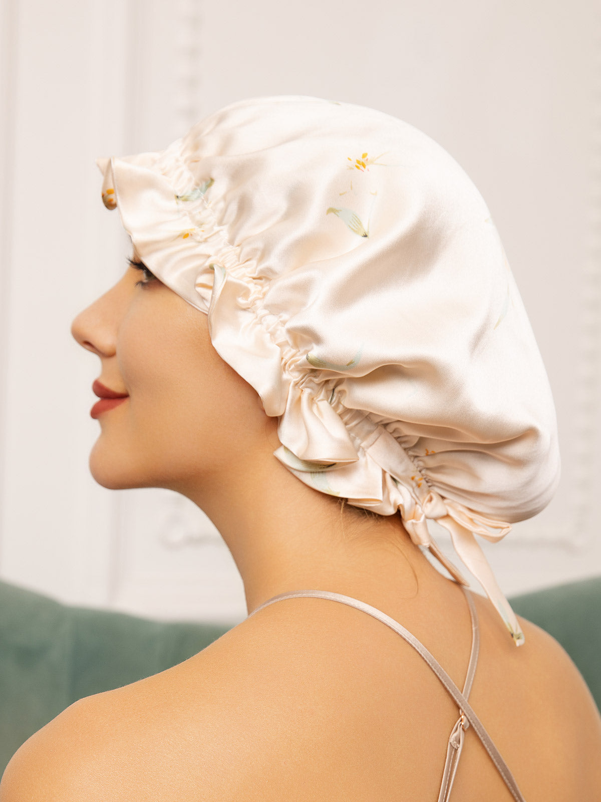 [Multi] SilkSilky Pure Silk Sleep Cap 001