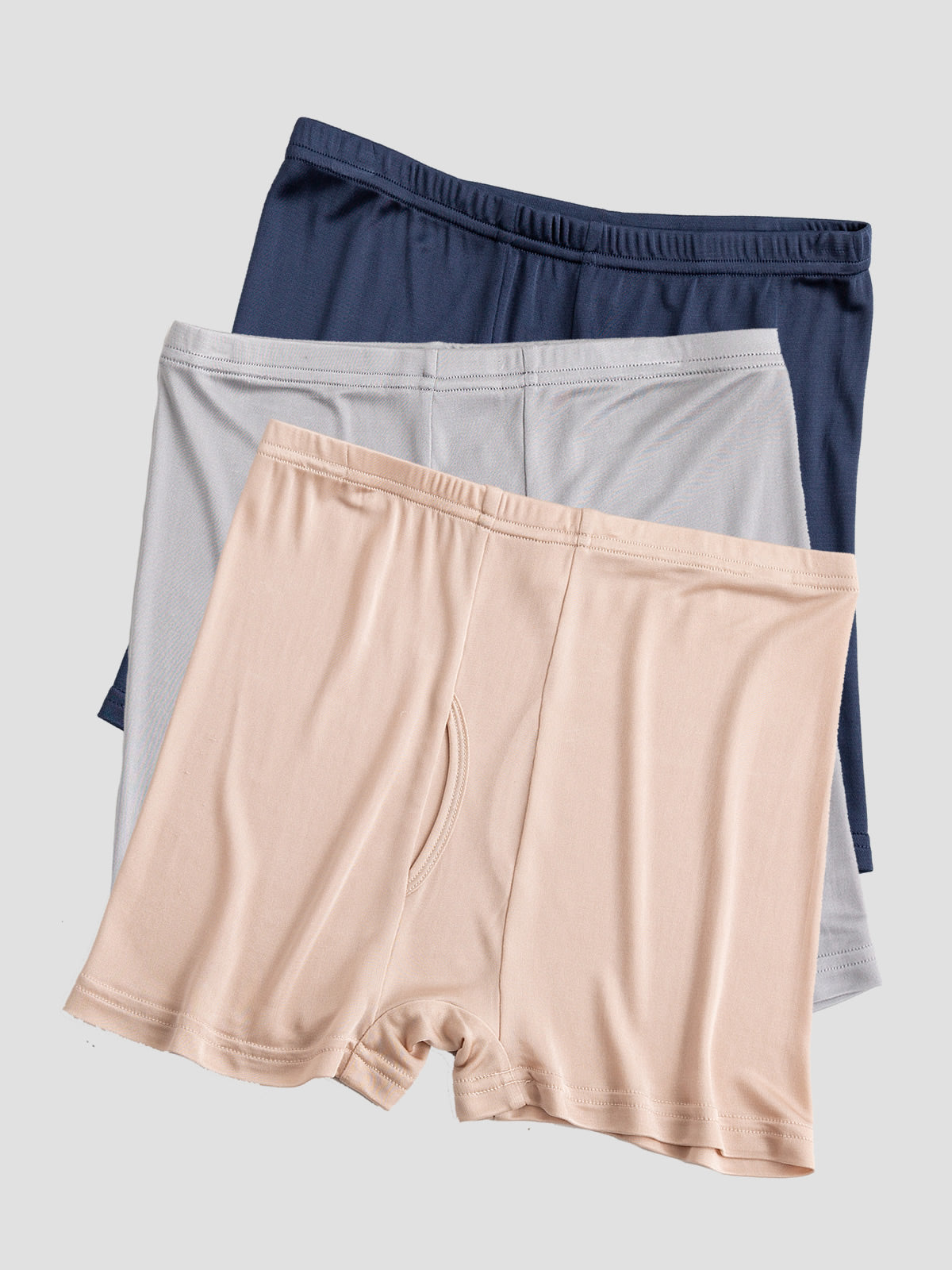 [Multi] SilkSilky Silk Knitted Mens Underwear 004