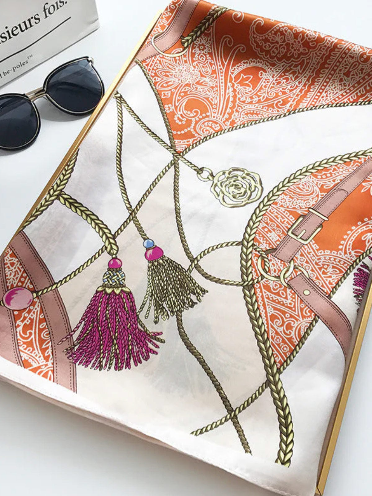 [P003] SilkSilky Pure Silk Scarf 004