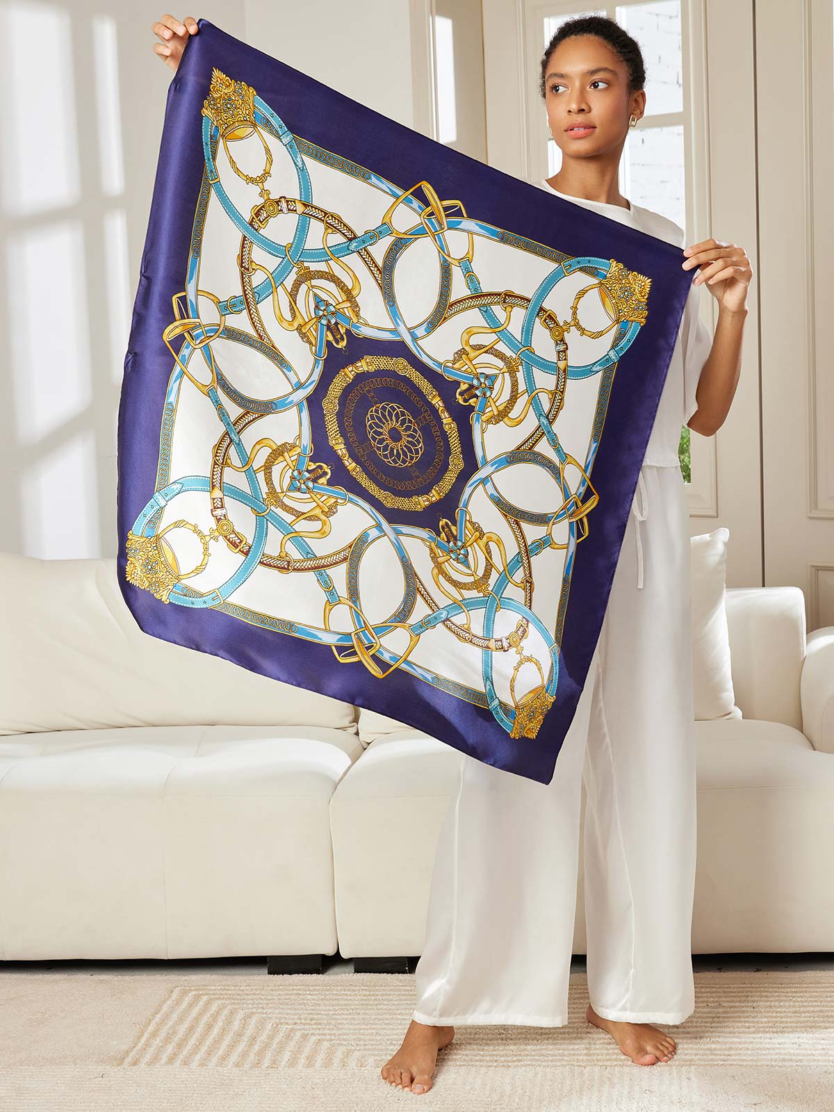 [P005] SilkSilky Pure Silk Scarf 003