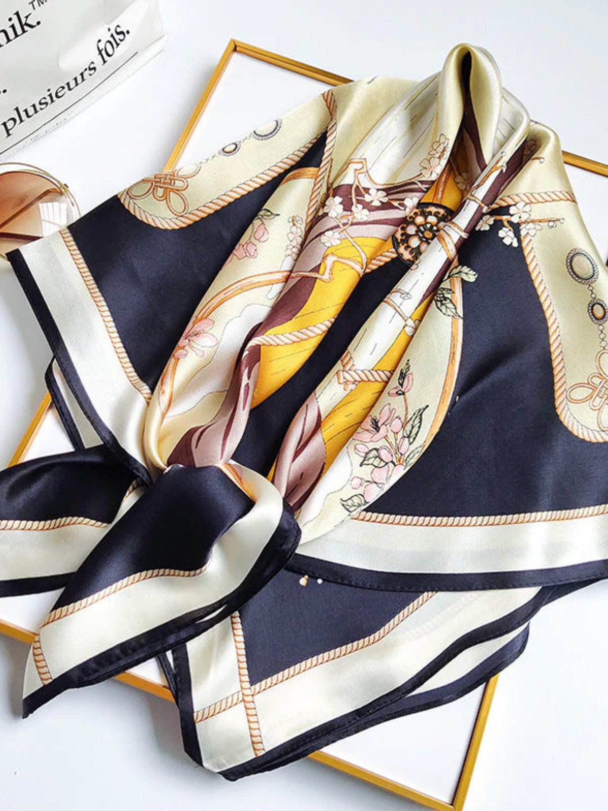 [P010] SilkSilky Pure Silk Scarf 003