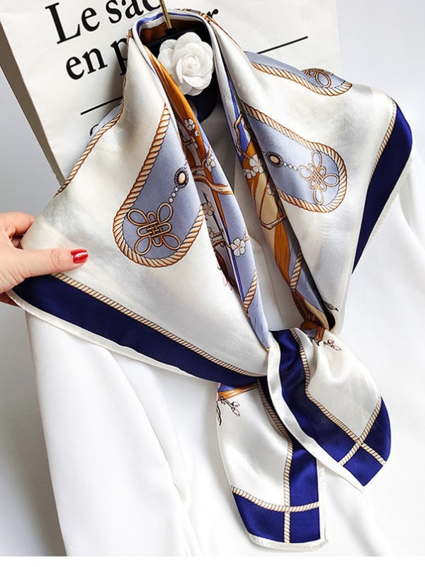 [P012] SilkSilky Pure Silk Scarf 001