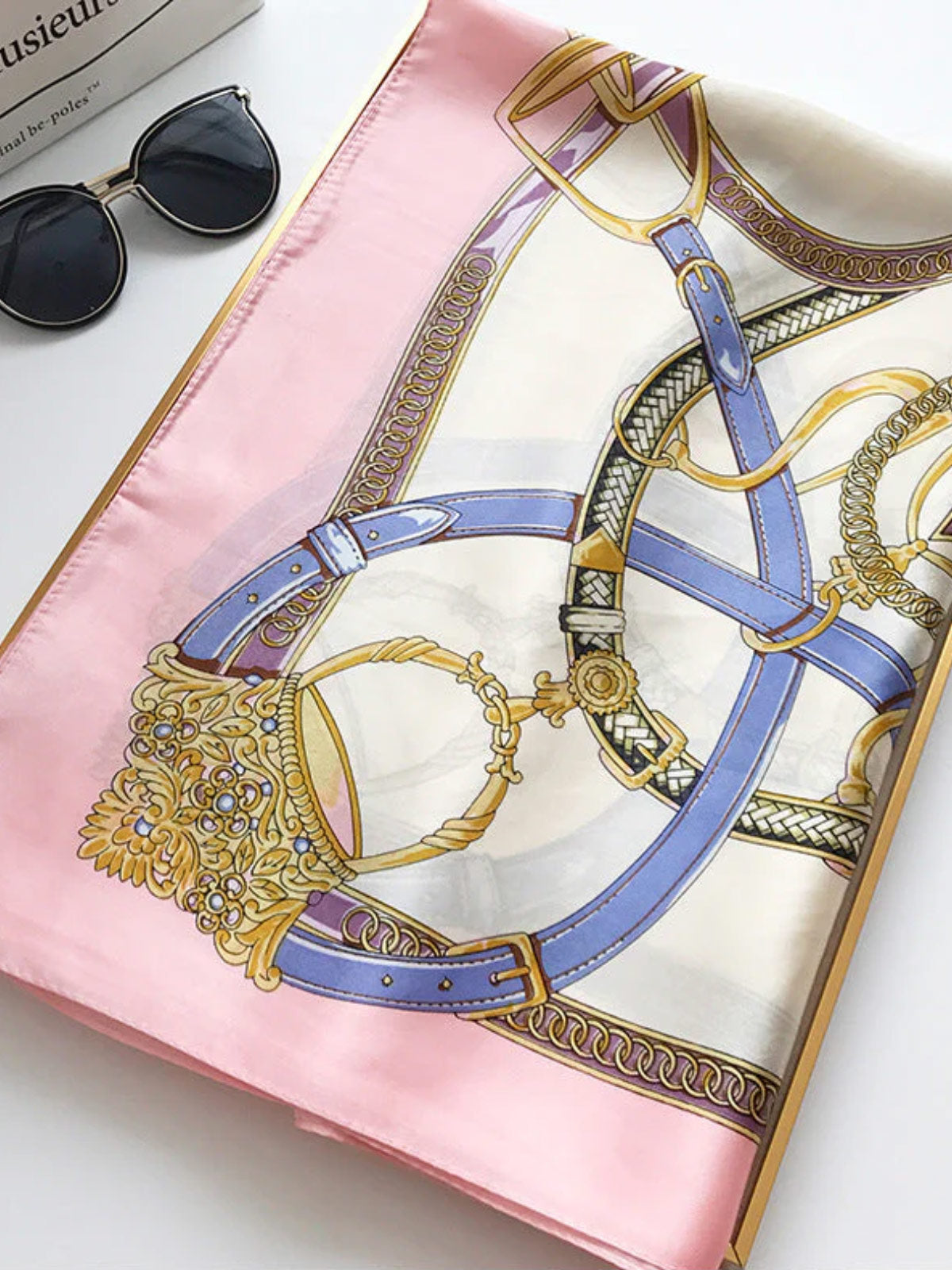 [P013] SilkSilky Pure Silk Scarf 003