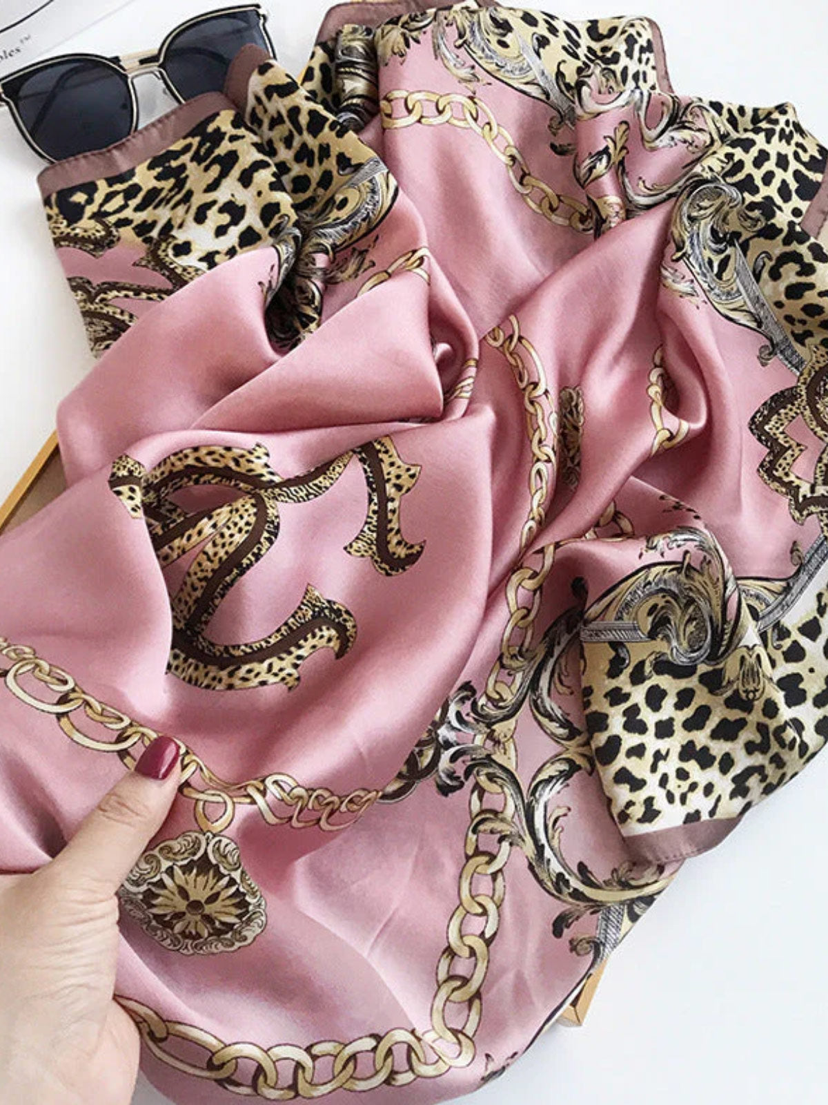 [P014] SilkSilky Pure Silk Scarf 003