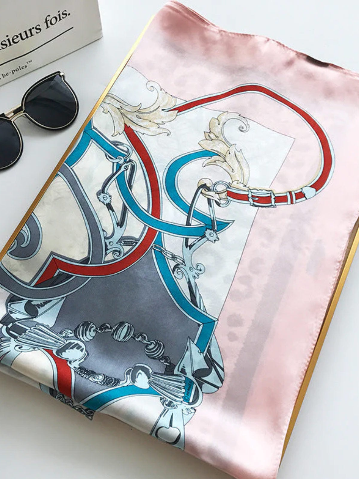 [P015] SilkSilky Pure Silk Scarf 002