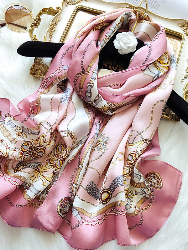 [P019] SilkSilky Pure Silk Scarf 001