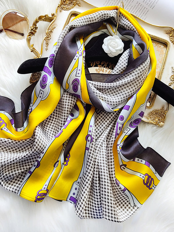 [P025] SilkSilky Pure Silk Scarf 001