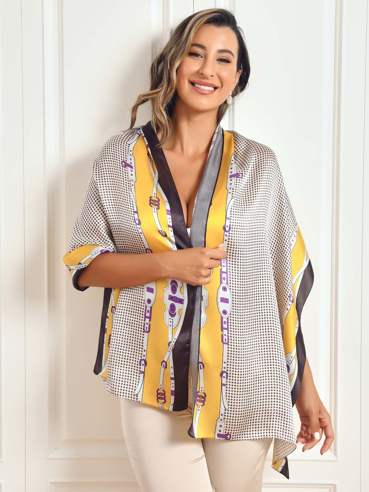[P025] SilkSilky Pure Silk Scarf 002