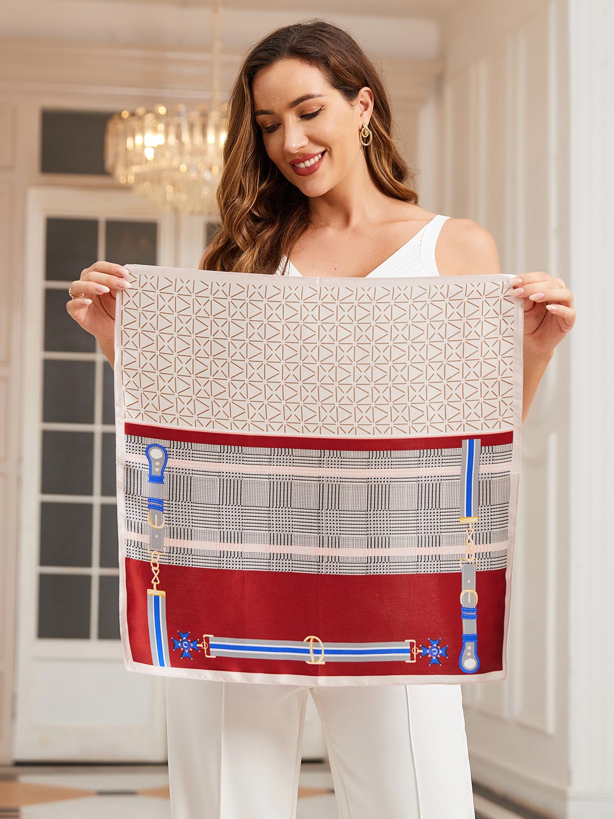 [P037] SilkSilky Pure Silk Scarf 003