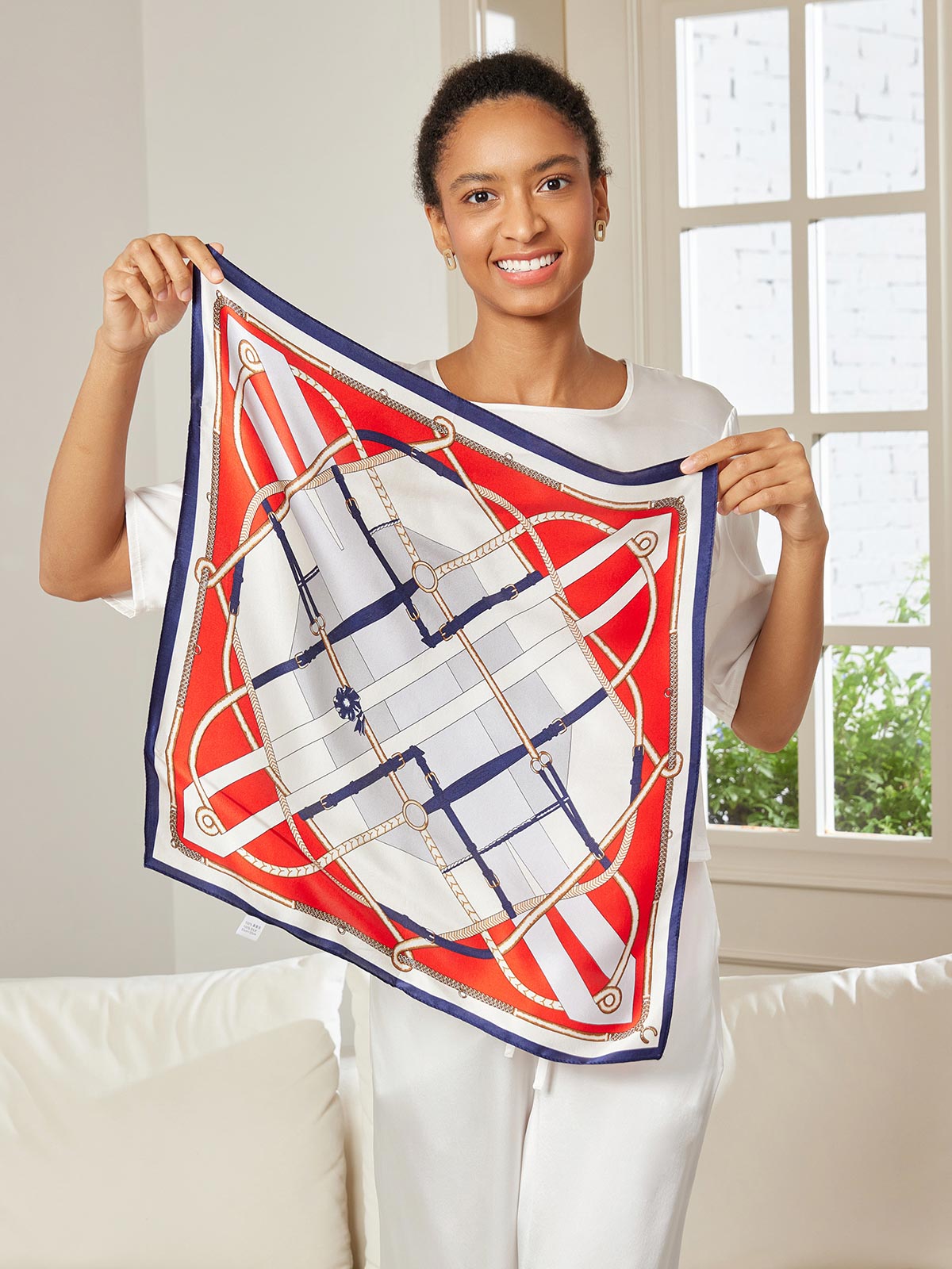 [P039] SilkSilky Pure Silk Scarf 002