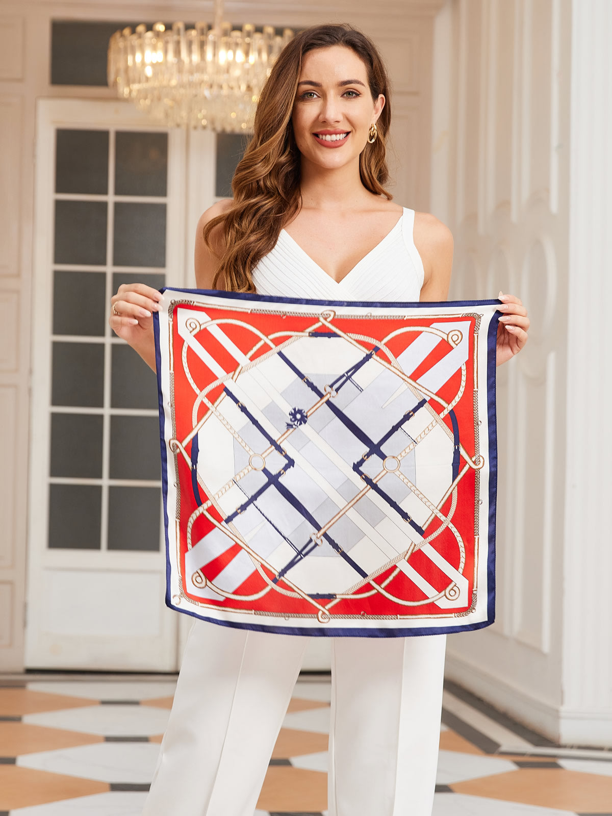 [P039] SilkSilky Pure Silk Scarf 003