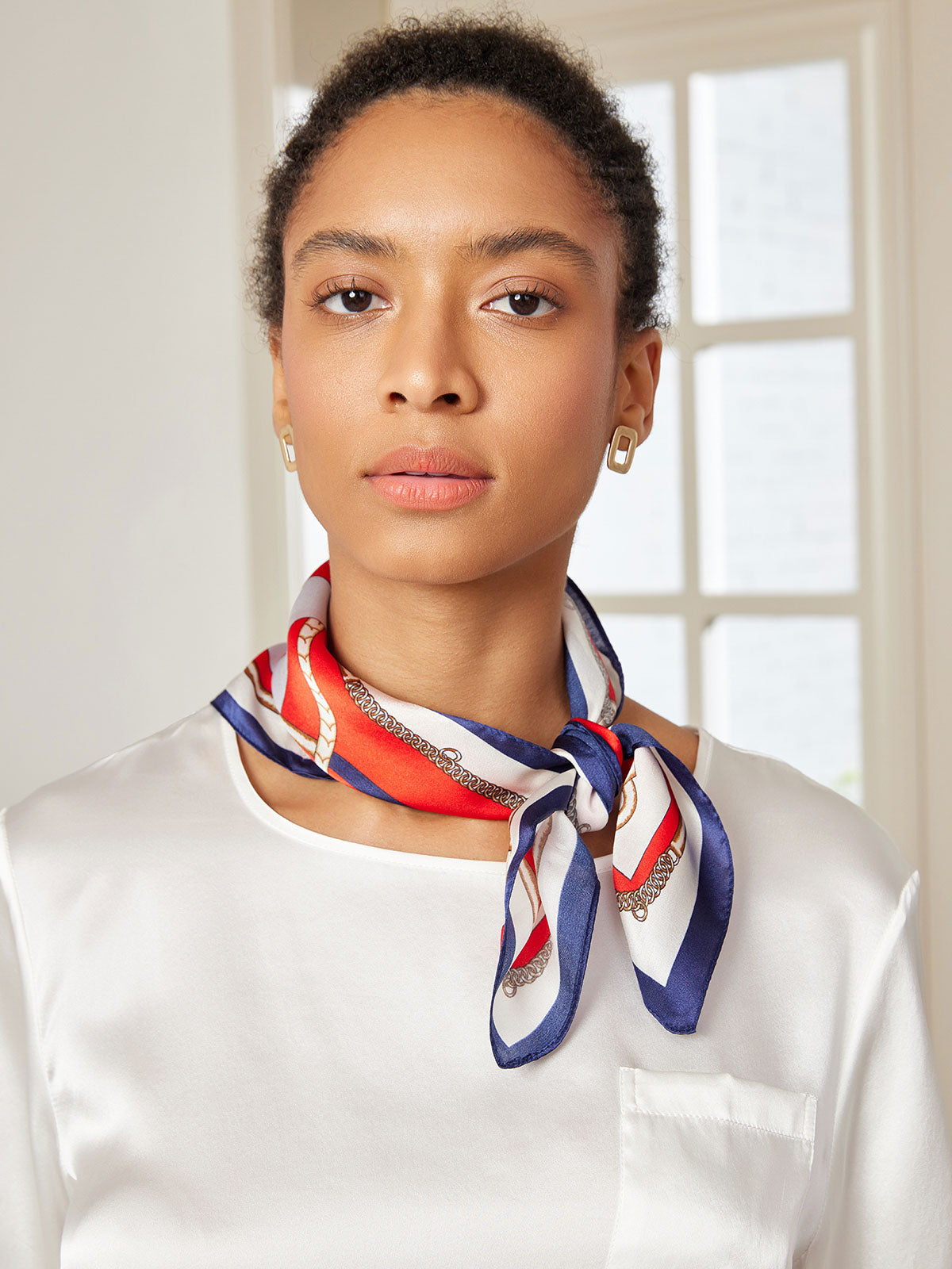 [P039] SilkSilky Pure Silk Scarf 005